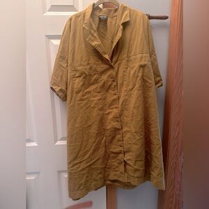 Ilana Kohn Mini Mapes Dress 3x in Moss